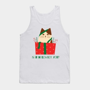 Holiday's cat Tank Top